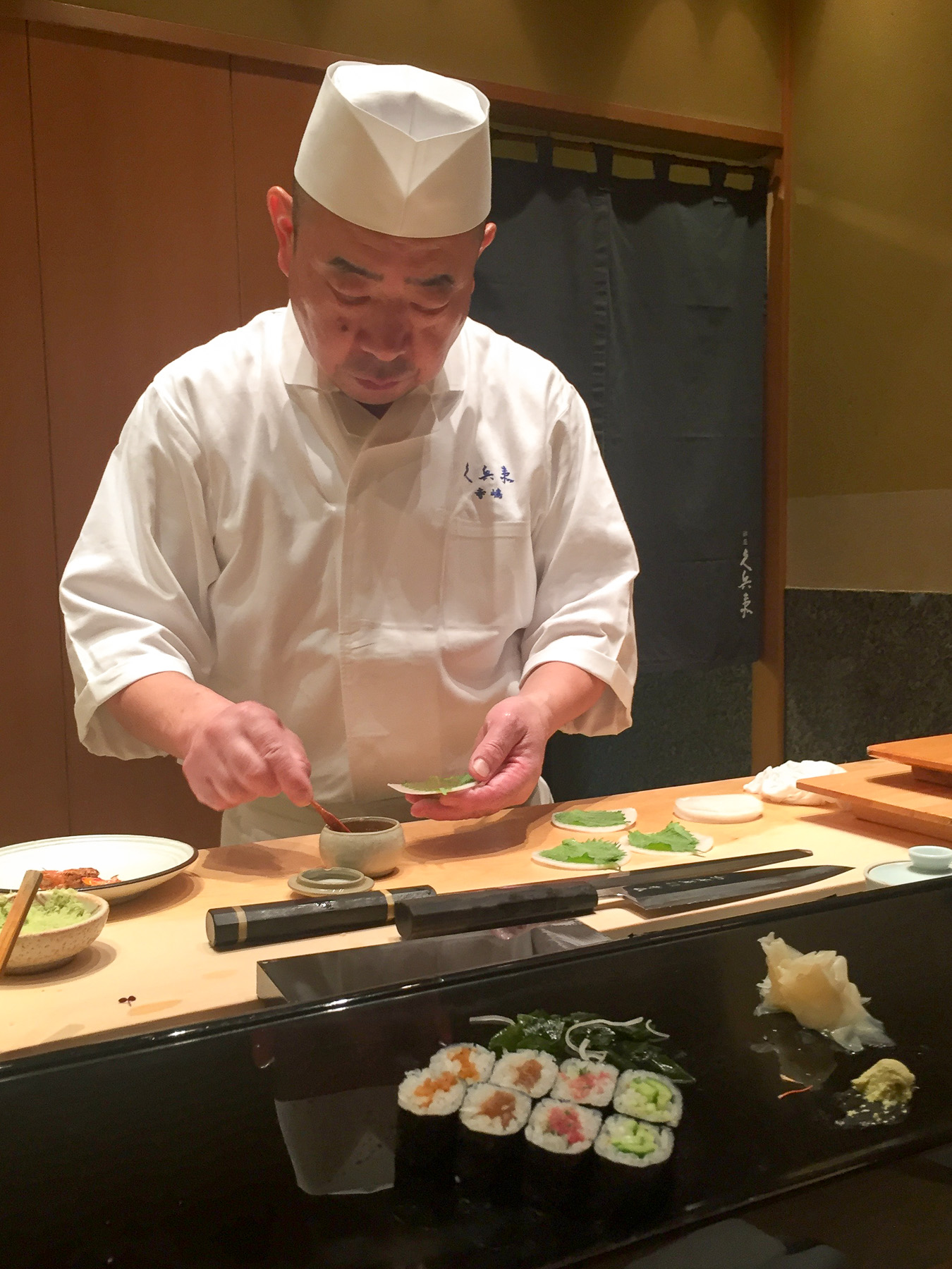 Der Sushi-Meister am Werk.